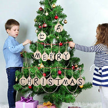 Load image into Gallery viewer, PartyTalk 100pcs Natural Wood Slices 3.5", DIY Wooden Christmas Ornaments Unfinished Predrilled Wood Circles for Crafts Centerpieces Holiday Hanging Decorations