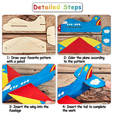 Load image into Gallery viewer, 8 Packs Wooden Model Airplane Wood Planes DIY Balsa Wood Airplane Kits Handicraft Toy Plane for Birthday Carnival Party