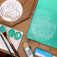 Load image into Gallery viewer, Easy Cut Stencil Sheet Set of 24 - 12”x12” Acetate Mylar for Cricut Vinyl Cutting – Craft Material