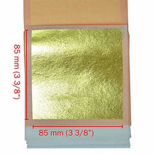 Load image into Gallery viewer, Genuine Gold Leaf Sheets 23k - by Barnabas Blattgold - 3.4 inches - 25 Sheets Booklet - Transfer Patent Leaf