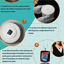 Load image into Gallery viewer, Microwave Kiln and DIY Fusing Glass Jewelry Set - Professional Simple Making DIY Jewelry Glass Fusing Tools Set