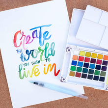 Load image into Gallery viewer, Sakura XNCW-24N, 24 Assorted Watercolors Field Sketch Set with Brush