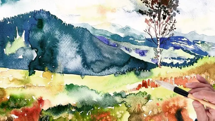 How To Paint Using The Wet On Wet Watercolor Technique