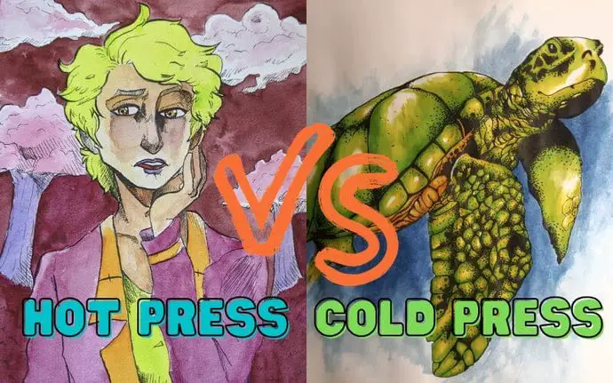 Hot Press Vs. Cold Press: The Great Watercolor Paper Debate