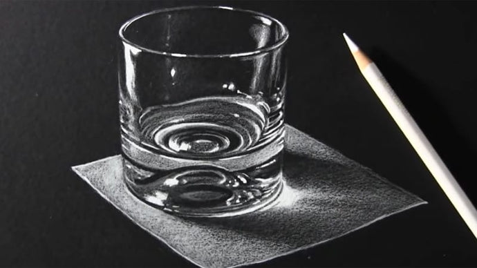 How To Use White Charcoal Pencils & Create Magic With Them