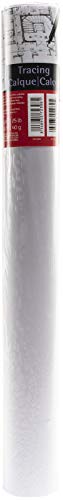 Canson Foundation Tracing Paper Roll for Ink, Pencil and Markers, 25 Pound, 18 Inch x 20 Yard Roll