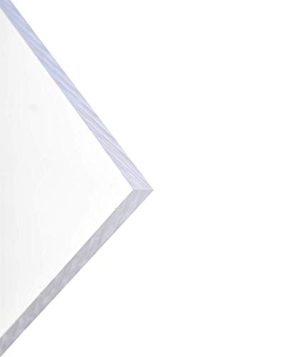 BuyPlastic Clear Acrylic Plexiglass Sheet Plastic, Choose 1/8