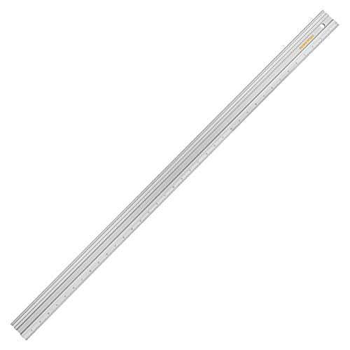 POWERTEC 71332 Anodized Aluminum Straight Edge Ruler | 38 Inch | Metal Straightedge Machined Flat to Within 0.003” Over Full 38” - Professional Woodworking Tools