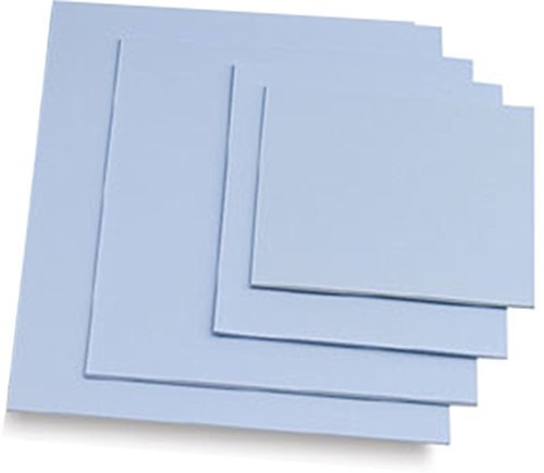 Easy Cut Carving Sheets - 4 Pack Blue Soft & Firm Artist Printmaking Block Printing Set for Sharp, Clear Prints Easy-to-Cut Linoleum (4