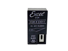 Load image into Gallery viewer, Excel Blades #11 Craft Knife Replacement Blades - Double Honed Blades for Craft Knife - Perfect for Trimming Wood, Plastic, Paper, Leather and More - Set of 15 with Dispenser
