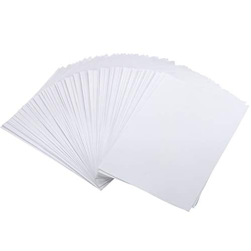 100Sheets Newbested White Watercolor Paper Cold Press Cut Bulk Pack for Beginning Artists or Students. (10 x 7 Inch) (12 x 8 INCH)