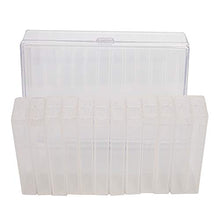 Load image into Gallery viewer, The Beadsmith Personality Case - Clear Storage Organizing System 6.25 x 4 x 1.4 inches - Includes 12 flip top Boxes 1 x 3.75 inches Each, for organizing and Storage
