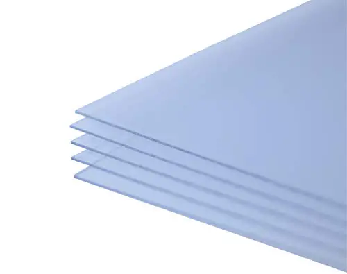 US Art Frames. Ten Sheets 8x10 PETG Polystyrene Ten Sheets Thermforming UV Protection - Set of - 10