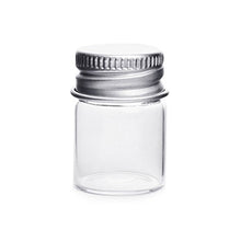 Load image into Gallery viewer, lasenersm 10Pcs/5ML Empty Sample Glass Bottles Jars Vials Case Container with Screw Caps,Transparent
