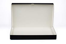 Load image into Gallery viewer, Lineco 11x17 Black Clamshell Archival Folio Storage Box, 1.75&quot; Deep. Removable Lid. Acid-Free with Metal Edge. Protects Picture Longevity, Organize Photos or Documents, Crafts, DIY.
