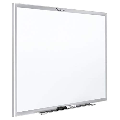 Quartet Whiteboard, Non-Magnetic Dry Erase White Board, 5' x 3', Total Erase, Silver Aluminum Frame (S535)