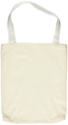 Rhode Island Novelty 12 Tote Bags Cotton/Natural Color Shopping Bag, 12.75 Inch, White