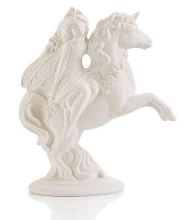 Ella The Fairy and Her Unicorn - Stunning Detail - Paint Your Own Mystical Ceramic Keepsake
