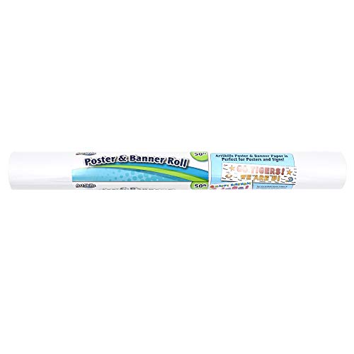 ArtSkills White Craft & Banner Paper Roll, for Crafts and Drawing, 17