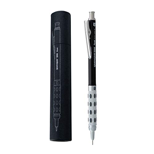 Pentel Limited Edition GraphGear 1000 Colors Mechanical Pencil (0.5mm), Black Accents, w/Tube