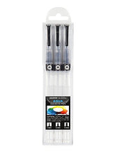 Load image into Gallery viewer, Molotow Premium Aqua Squeeze Pen Basic Set of 3 Empty Refillable Artist Brush Markers
