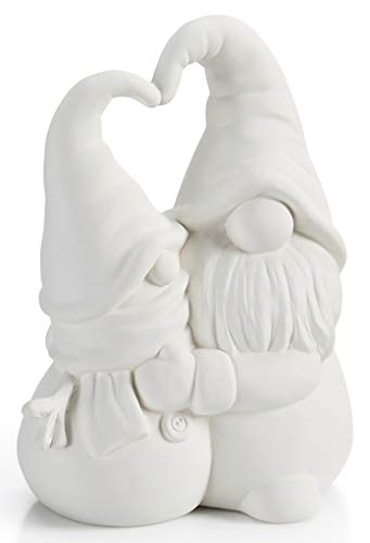 Gordon The Gnome and His Lovable Snowman - Paint Your Own Adorable Ceramic Keepsake