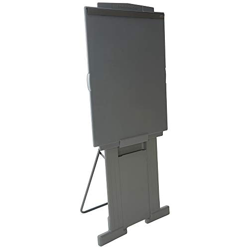 Quartet Easel, Adjusts 39 to 72 inches High, Collapsible, Portable, Whiteboard, Flipchart Holder, DuraMax Presentation, Gray (200E)