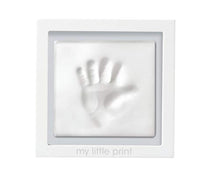 Load image into Gallery viewer, Pearhead Babyprints Clay Keepsake Frame, Newborn Baby Handprint Kit, New Parents Gift, White
