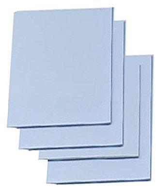 Easy Cut Carving Sheets - 4 Pack Blue Soft & Firm Artist Printmaking Block Printing Set for Sharp, Clear Prints Easy-to-Cut Linoleum (2