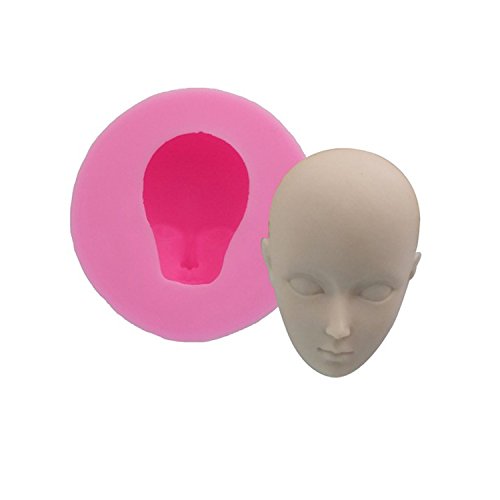 Head Modeling Silicone Molds Polymer Clay Mold Fondant Baking Tools Ultra-light Clay Mold