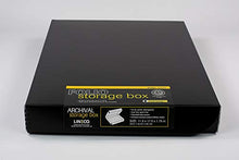Load image into Gallery viewer, Lineco 11x17 Black Clamshell Archival Folio Storage Box, 1.75&quot; Deep. Removable Lid. Acid-Free with Metal Edge. Protects Picture Longevity, Organize Photos or Documents, Crafts, DIY.

