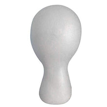 Load image into Gallery viewer, 11&quot; 3 Pcs Styrofoam Wig Head - Tall Female Foam Mannequin Wig Stand and Holder for Style, Model And Display Hair, Hats and Hairpieces, Mask

