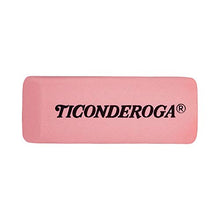Load image into Gallery viewer, TICONDEROGA Pink Carnation Erasers, Wedge, Medium, Pink, 3-Pack (X38943)
