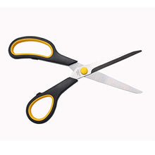 Load image into Gallery viewer, Scissors Sewing Fabric Scissors 13&quot; Soft Comfort-Grip Handles Sharp Titanium Coating Forged Stainless Steel Scissors Multi-Purpose Tailor Dressmaker Craft Paper Shears Colorful Office Scissors 2-Pack
