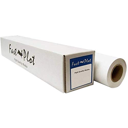 FastPlot Synthetic Canvas - Waterproof - Fine Art 210g - 36inch x 60ft Roll - 2inch core