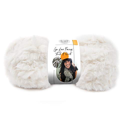 Lion Brand Yarn Go fo Faux Thick & Quick yarn, BAKED ALASKA