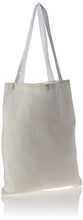 Load image into Gallery viewer, Rhode Island Novelty 12 Tote Bags Cotton/Natural Color Shopping Bag, 12.75 Inch, White
