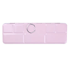 Load image into Gallery viewer, MEEDEN Empty Watercolor Tins Box Palette Paint Case, Medium Pink Tin with 24 Pcs Half Pans
