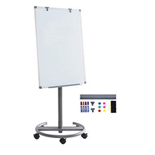 Load image into Gallery viewer, Mobile Whiteboard Easel MAKELLO Dry Erase White Board Rolling on Wheels, Height Adjustable, 36X24 inches
