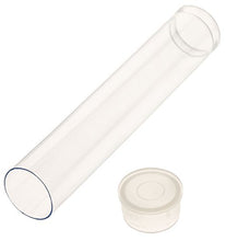 Load image into Gallery viewer, The Beadsmith Tube Plastic RND W/Flat Cap
