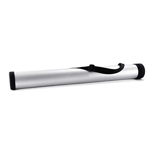Alumicolor Aluminum Drafting Tube for Architect, Engineer and Artist, 24IN, Silver