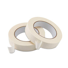 Load image into Gallery viewer, LICHAMP Masking Tape 1 inch, 2 Pack General Purpose Beige Masking Tape White Masking Paper, 1 inch x 55 Yards x 2 Rolls (110 Total Yards)
