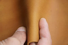 Load image into Gallery viewer, Bourbon Brown Tooling Leather Square 2.0mm Thick Finished Full Grain Cow Hide Leather Crafts Tooling Sewing Hobby Workshop Crafting Leather
