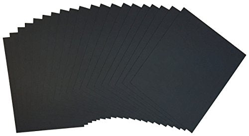 Crescent Creative Products Black Crescent Ultra 8 Mounting Board, Double-Sided, Bulk Pack, 40 Count, 9