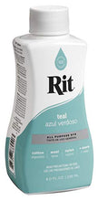 Load image into Gallery viewer, Rit All-Purpose Liquid Dye, Teal
