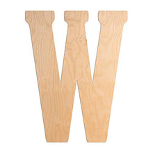 Load image into Gallery viewer, UNFINISHEDWOODCO 23-Inch Unfinished Wood Letter, Brown
