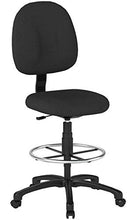 Load image into Gallery viewer, Boss Office Products Ergonomic Works Drafting Chair without Arms in Black
