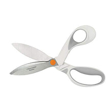 Load image into Gallery viewer, Fiskars Crafts PowerCut Softgrip Shears (9, White/Grey
