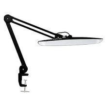 Load image into Gallery viewer, Neatfi XL 2,200 Lumens LED Task Lamp with Clamp, 24W Super Bright Desk Lamp, 117 Pcs SMD LED, 20 Inches Wide Lamp, 4 Level Brightness, Dimmable, Eye-Caring LED Lamp, Table Clamp LED Light (Black)
