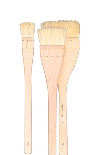Royal Brush RART-115 Langnickel Large Area Brush Set, Chinese Hake Brushes (Pack of 3), Cream